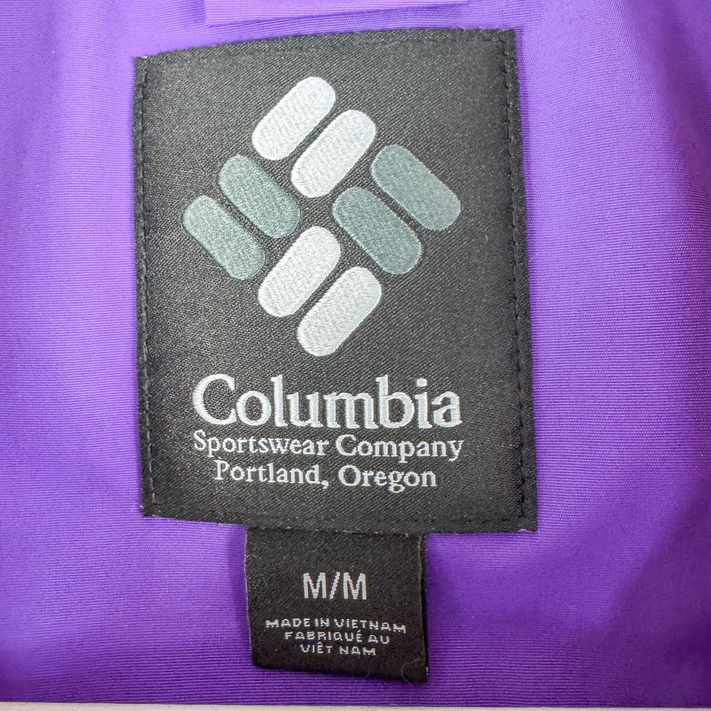Columbia Bugaboo Omni-Tech Jacket Mens Medium Blue Ski Coat Waterproof Shell - Picture 4 of 15